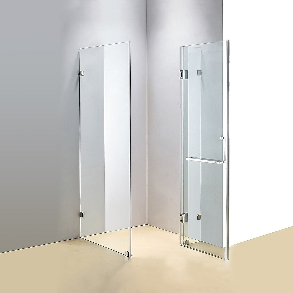 1200 x 700mm Frameless 10mm Glass Shower Screen By Della Francesca V63-831151