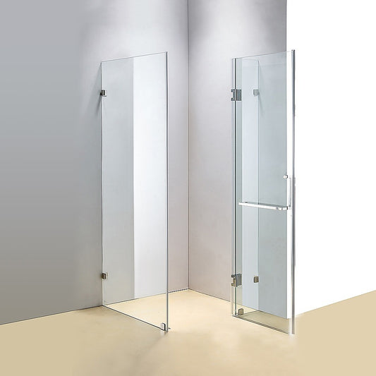 1200 x 800mm Frameless 10mm Glass Shower Screen By Della Francesca V63-831161