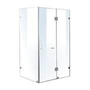 1200 x 800mm Frameless 10mm Glass Shower Screen By Della Francesca V63-831161