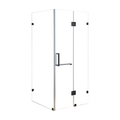 1100 x 1000mm Frameless 10mm Glass Shower Screen By Della Francesca V63-831171