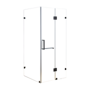 1100 x 1000mm Frameless 10mm Glass Shower Screen By Della Francesca V63-831171