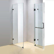 1200 x 1000mm Frameless 10mm Glass Shower Screen By Della Francesca V63-831181