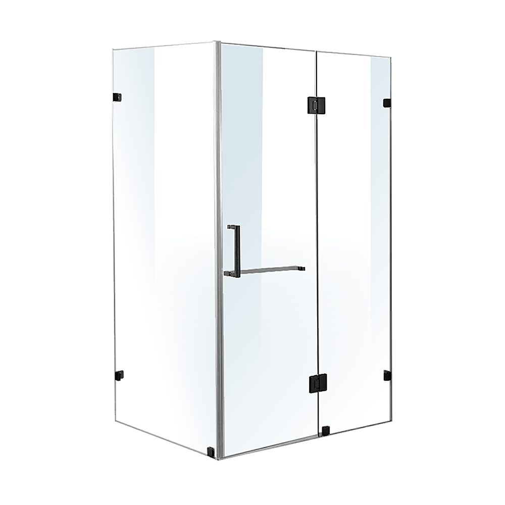 1200 x 1000mm Frameless 10mm Glass Shower Screen By Della Francesca V63-831181