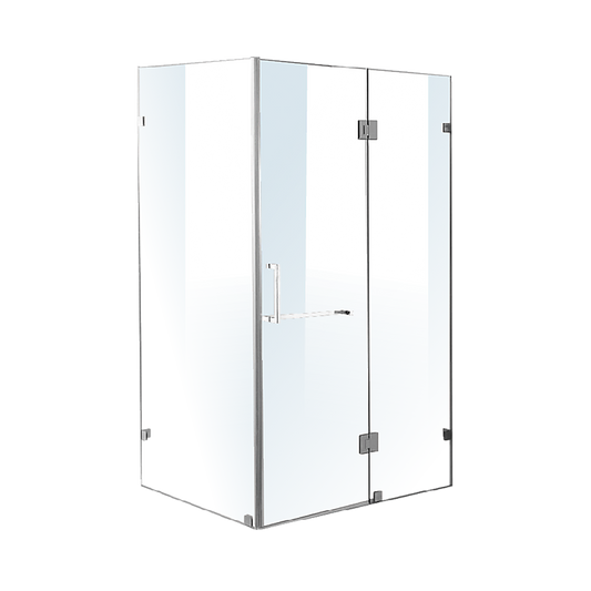 1200 x 1000mm Frameless 10mm Glass Shower Screen By Della Francesca V63-831221
