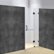 100 x 200cm Wall to Wall Frameless Shower Screen 10mm Glass By Della Francesca V63-831241