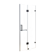120 x 200cm Wall to Wall Frameless Shower Screen 10mm Glass By Della Francesca V63-831301