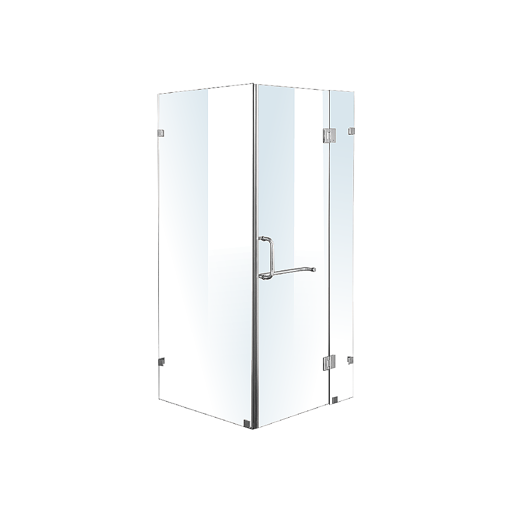 1100 x 800mm Frameless 10mm Glass Shower Screen By Della Francesca V63-831371