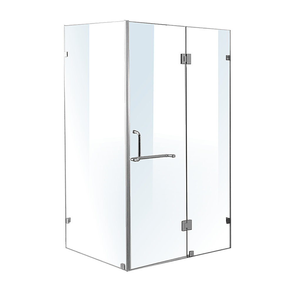 1100 x 900mm Frameless 10mm Glass Shower Screen By Della Francesca V63-831381