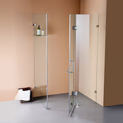 1100 x 1000mm Frameless 10mm Glass Shower Screen By Della Francesca V63-831421