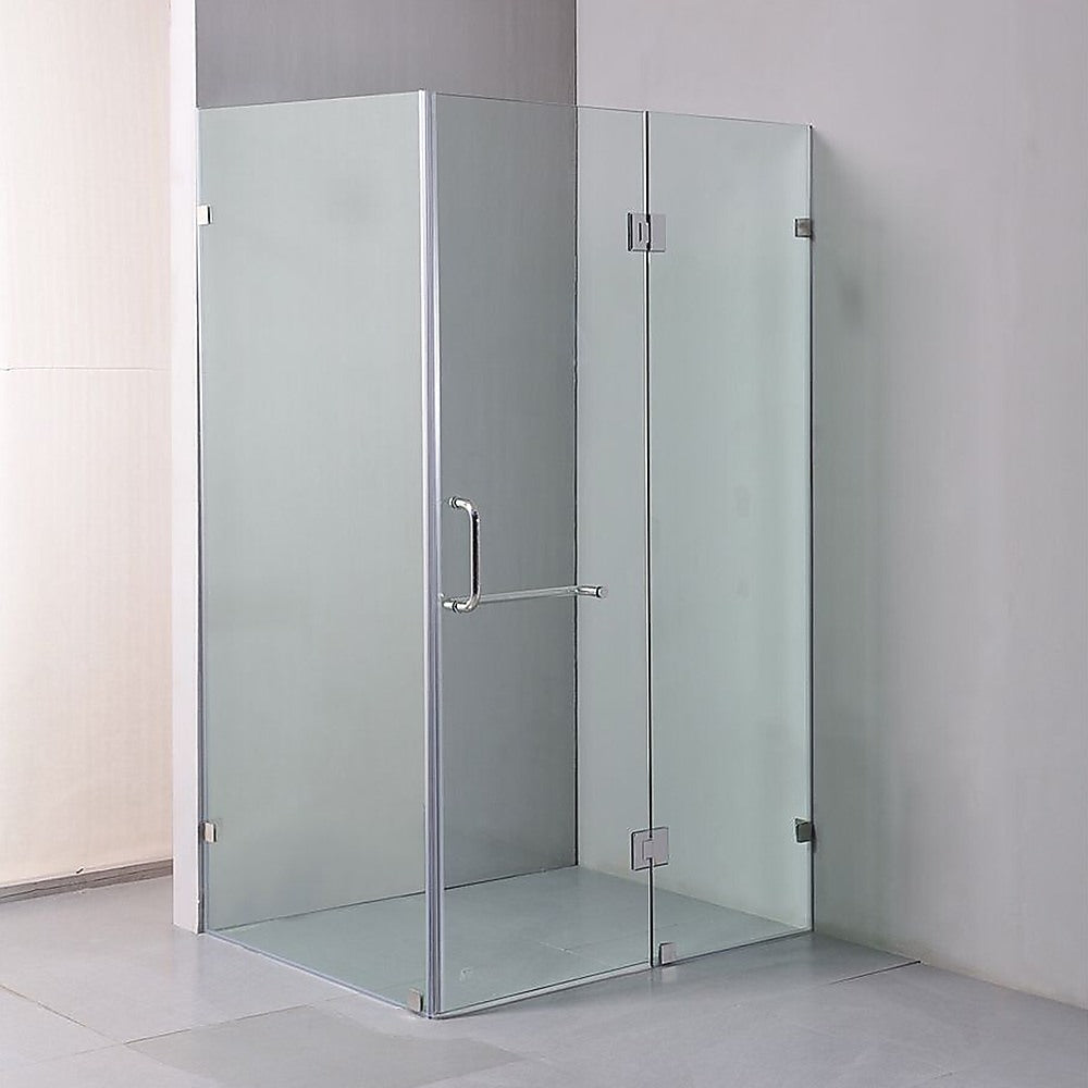 1200 x 1000mm Frameless 10mm Glass Shower Screen By Della Francesca V63-831431