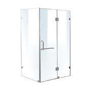 1200 x 1000mm Frameless 10mm Glass Shower Screen By Della Francesca V63-831431