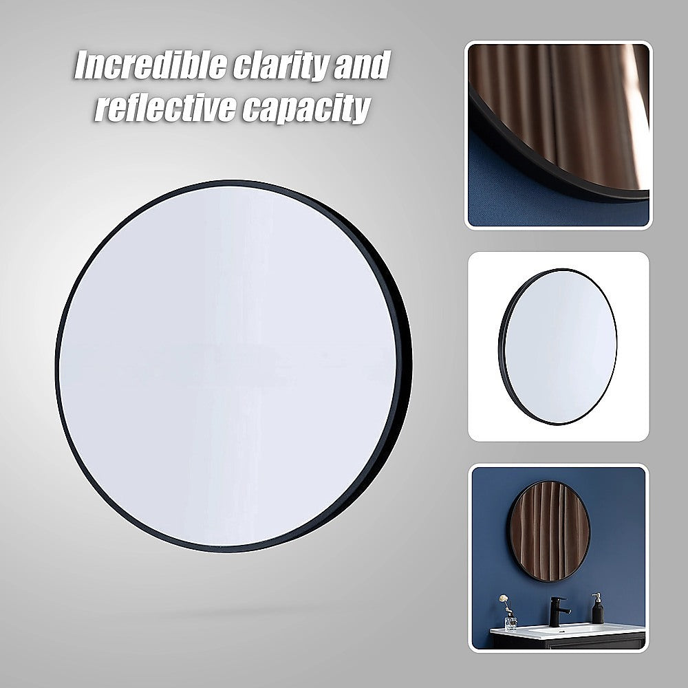60cm Round Wall Mirror Bathroom Makeup Mirror by Della Francesca V63-831461