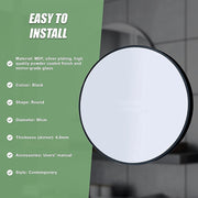 90cm Round Wall Mirror Bathroom Makeup Mirror by Della Francesca V63-831491