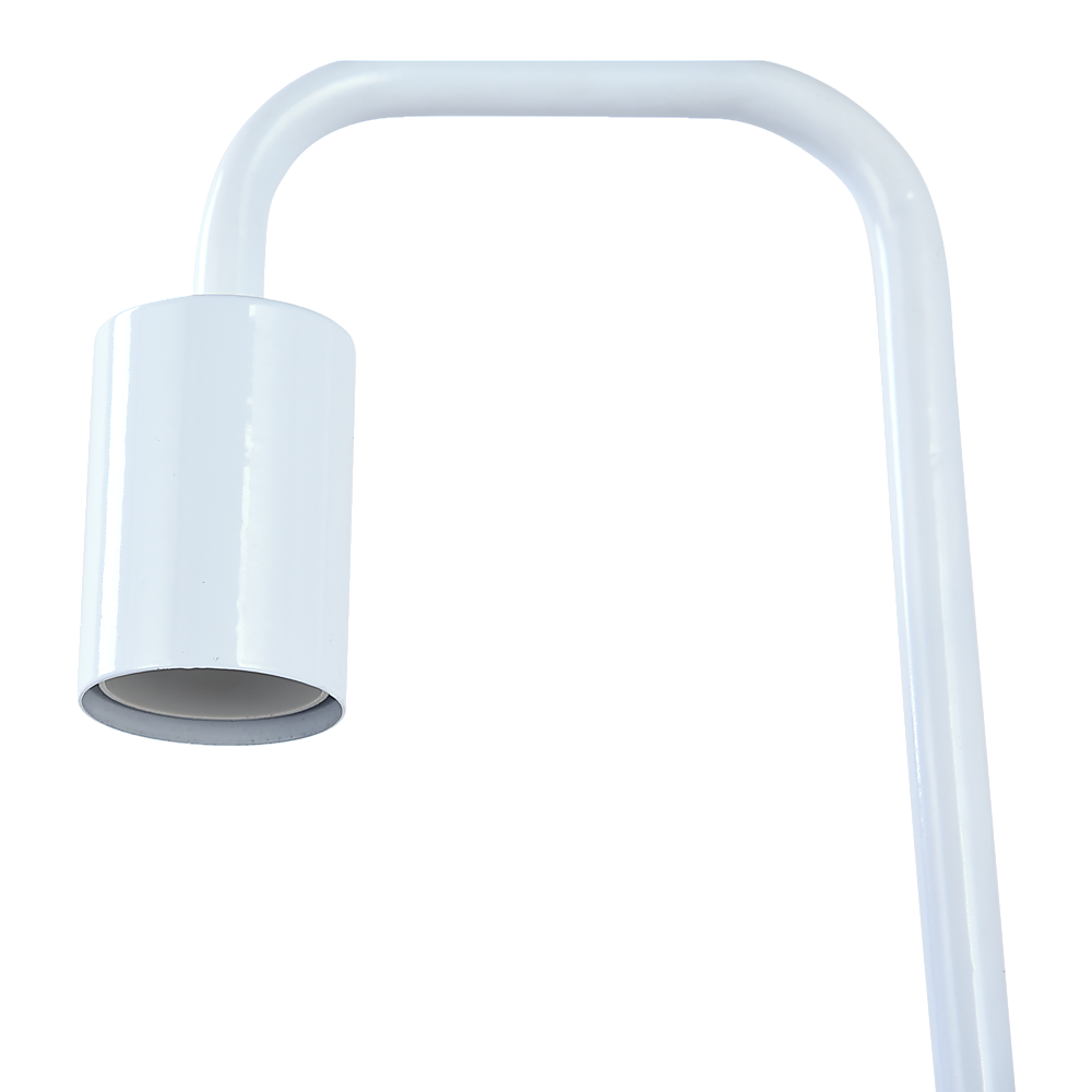 Modern Table lamp Desk Light Timber Base Bedside Bedroom White V63-831561