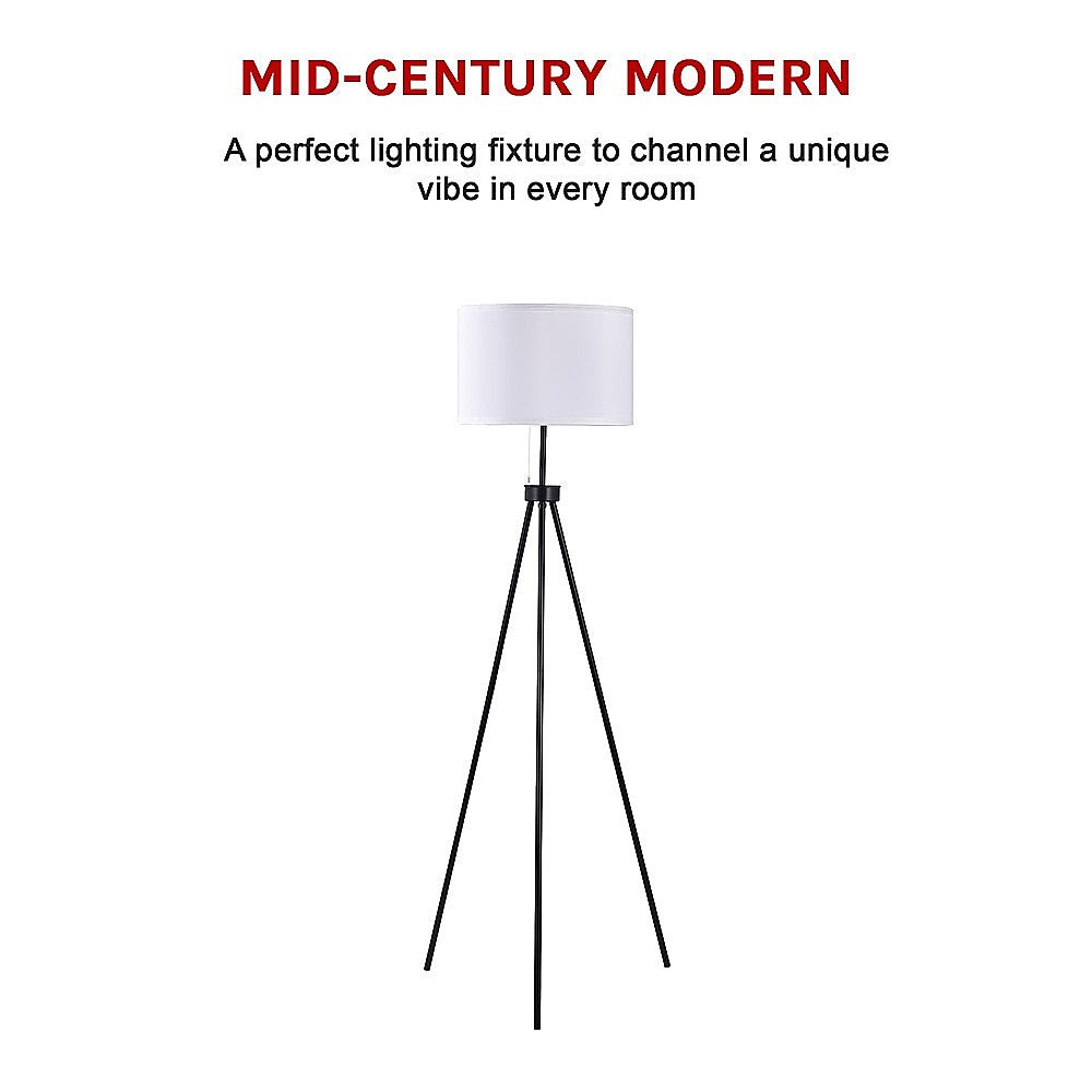 Mid-Century Floor Lamp Modern Tripod Decor Living Room Standing V63-831581