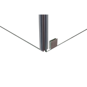 1000 x 1000mm Frameless 10mm Glass Shower Screen By Della Francesca V63-831661