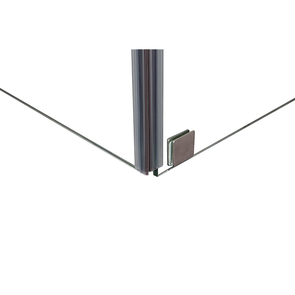 1000 x 1000mm Frameless 10mm Glass Shower Screen By Della Francesca V63-831661