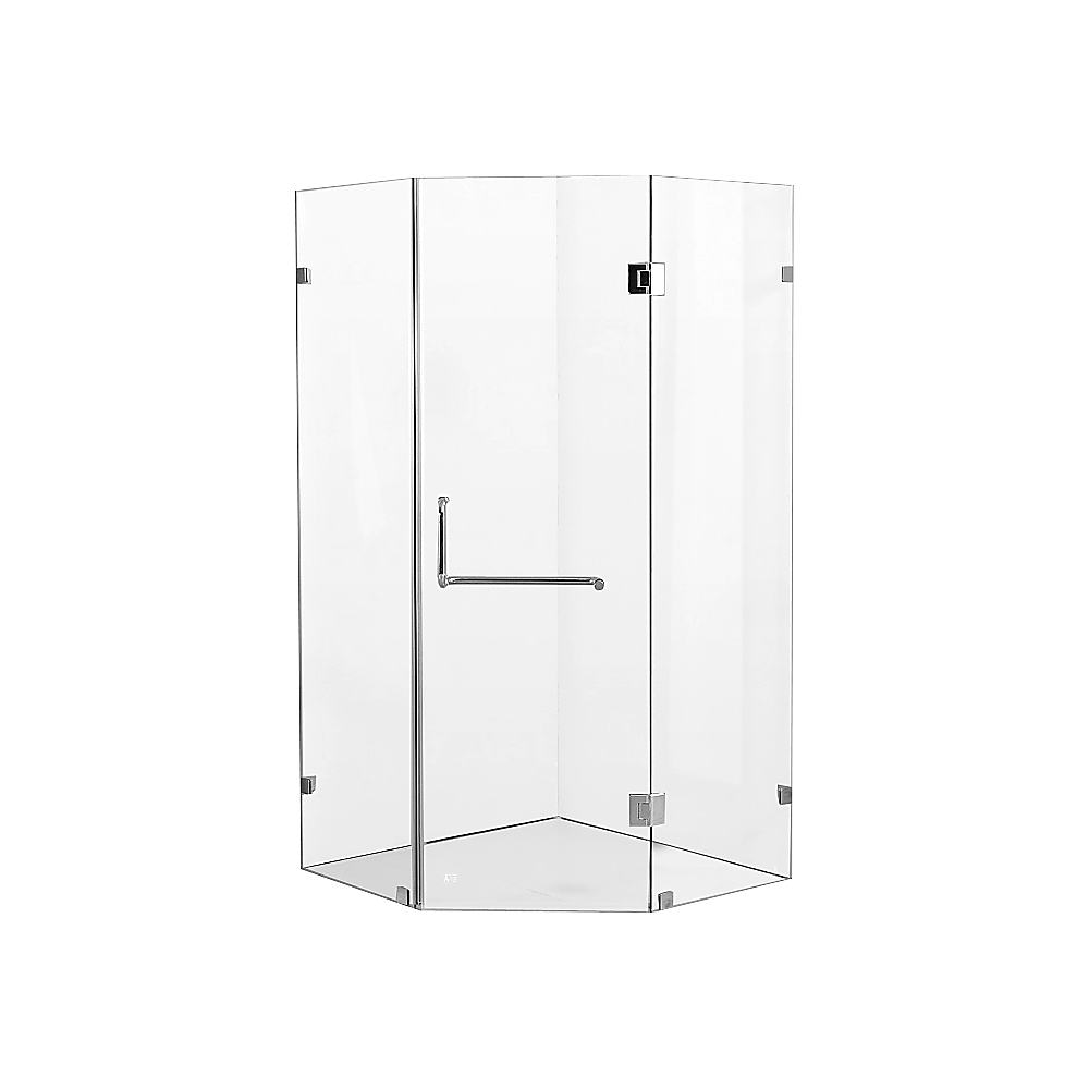 1000 x 1000mm Frameless 10mm Glass Shower Screen By Della Francesca V63-831661