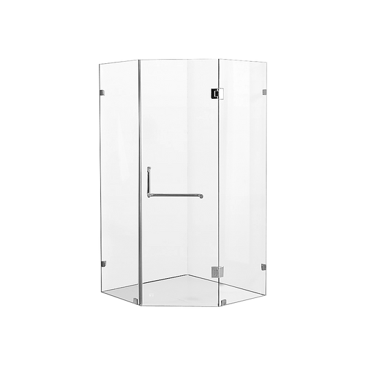1000 x 1000mm Frameless 10mm Glass Shower Screen By Della Francesca V63-831661