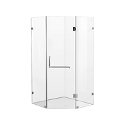 900 x 900mm Frameless 10mm Glass Shower Screen By Della Francesca V63-831671