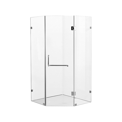900 x 900mm Frameless 10mm Glass Shower Screen By Della Francesca V63-831671