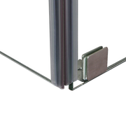 900 x 900mm Frameless 10mm Glass Shower Screen By Della Francesca V63-831671