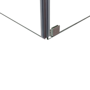 900 x 900mm Frameless 10mm Glass Shower Screen By Della Francesca V63-831671