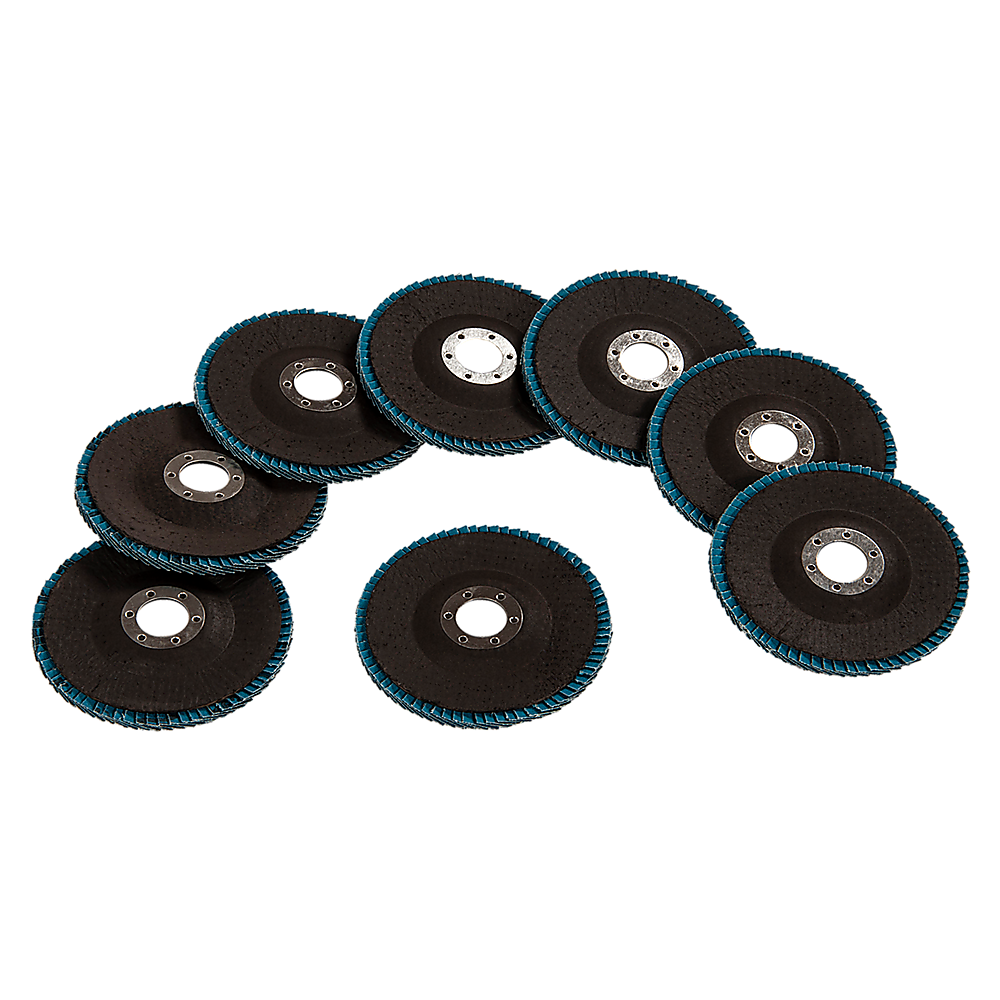 50x Pack Premium Zirconia Flap Disc Sanding Grinding 115mm 4.5" 40 Grit V63-831691