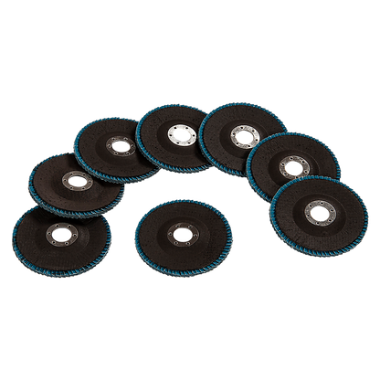 50x Pack Premium Zirconia Flap Disc Sanding Grinding 115mm 4.5" 40 Grit V63-831691