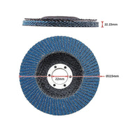 50x Pack Premium Zirconia Flap Disc Sanding Grinding 115mm 4.5" 40 Grit V63-831691