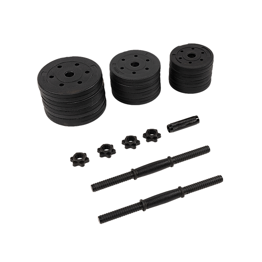 20kg Dumbbell Set Home Gym Fitness Exercise Weights Bar Plate V63-831711