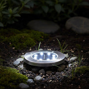 12x Solar Powered LED Buried Inground Recessed Light Garden Outdoor Deck Path V63-831721