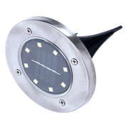 12x Solar Powered LED Buried Inground Recessed Light Garden Outdoor Deck Path V63-831721