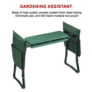 Garden Seat Folding Kneeler Bench Kneeling Soft Eva Pad V63-831771