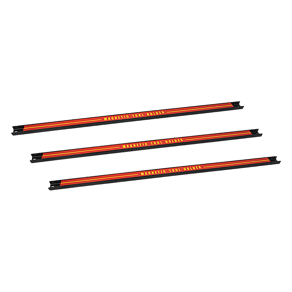 3 x 61cm Magnetic Wall Mounted Tool Holder Storage Organiser Garage Workshop V63-831781