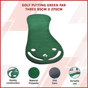 Golf Putting Green Par Three 95cm x 275cm V63-831791