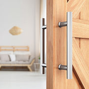 Round 300mm Stainless Steel Push Pull Door Handle for Wood Glass V63-831861