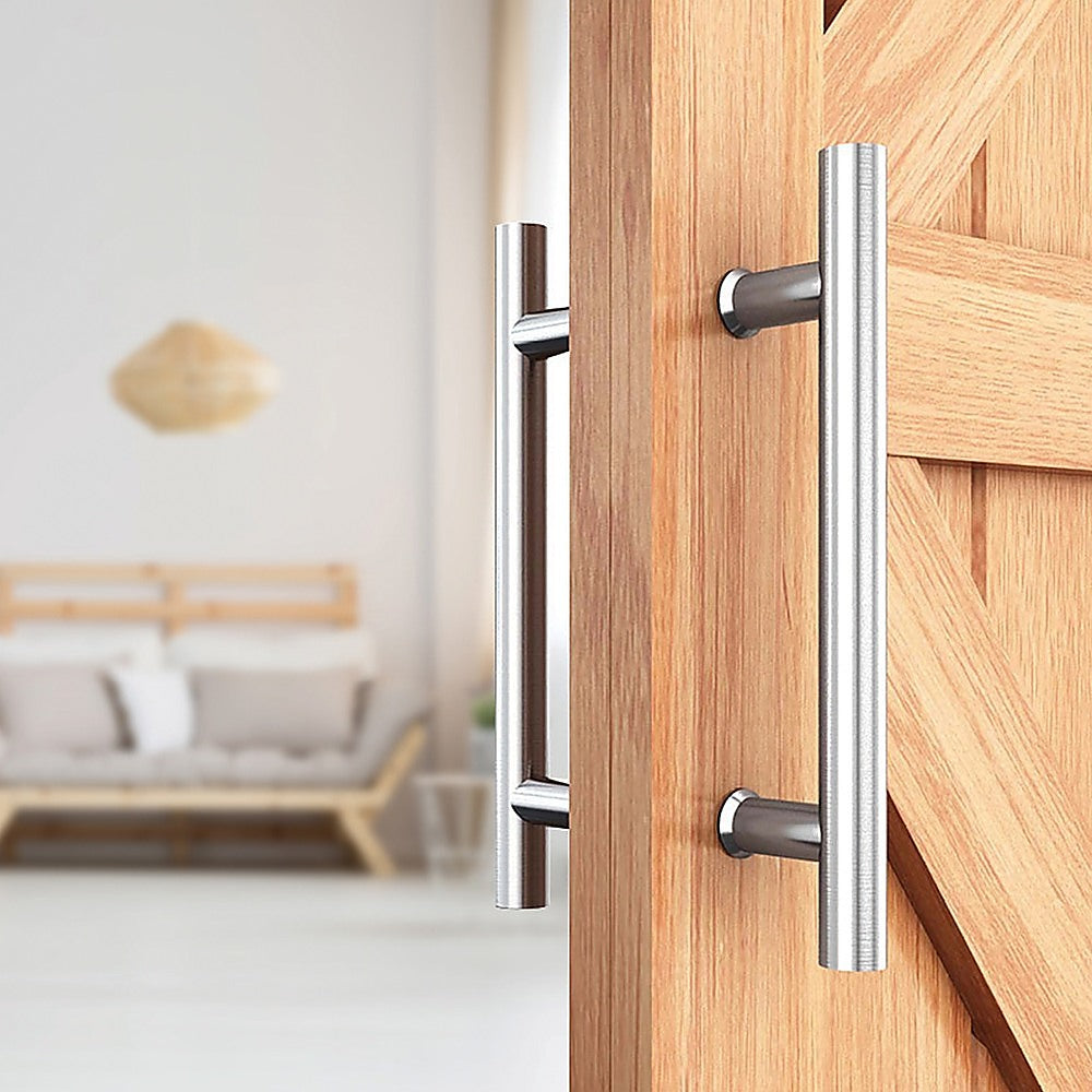 Round 300mm Stainless Steel Push Pull Door Handle for Wood Glass V63-831861