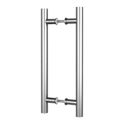 Round 300mm Stainless Steel Push Pull Door Handle for Wood Glass V63-831861