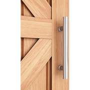 Round 300mm Stainless Steel Push Pull Door Handle for Wood Glass V63-831861