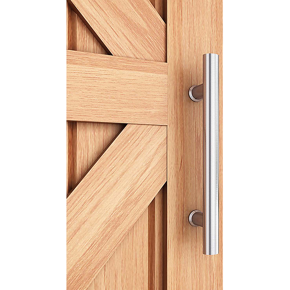 Round 300mm Stainless Steel Push Pull Door Handle for Wood Glass V63-831861