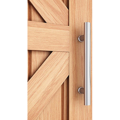 Round 300mm Stainless Steel Push Pull Door Handle for Wood Glass V63-831861