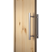 Round 300mm Stainless Steel Push Pull Door Handle for Wood Glass V63-831861
