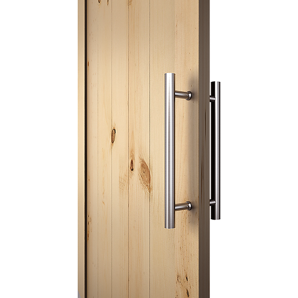 Round 300mm Stainless Steel Push Pull Door Handle for Wood Glass V63-831861