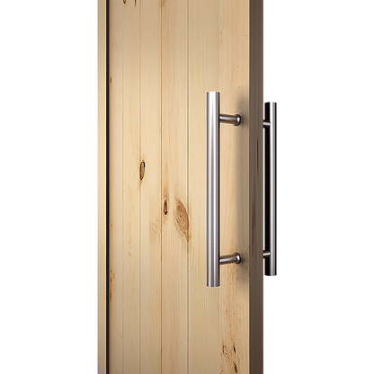 Round 300mm Stainless Steel Push Pull Door Handle for Wood Glass V63-831861
