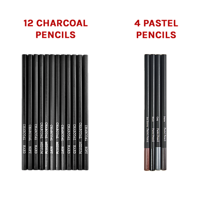 Art Sketch Pencils Oil Drawing Colouring Graphite Charcoal Pencil Set 72pcs/set V63-831871