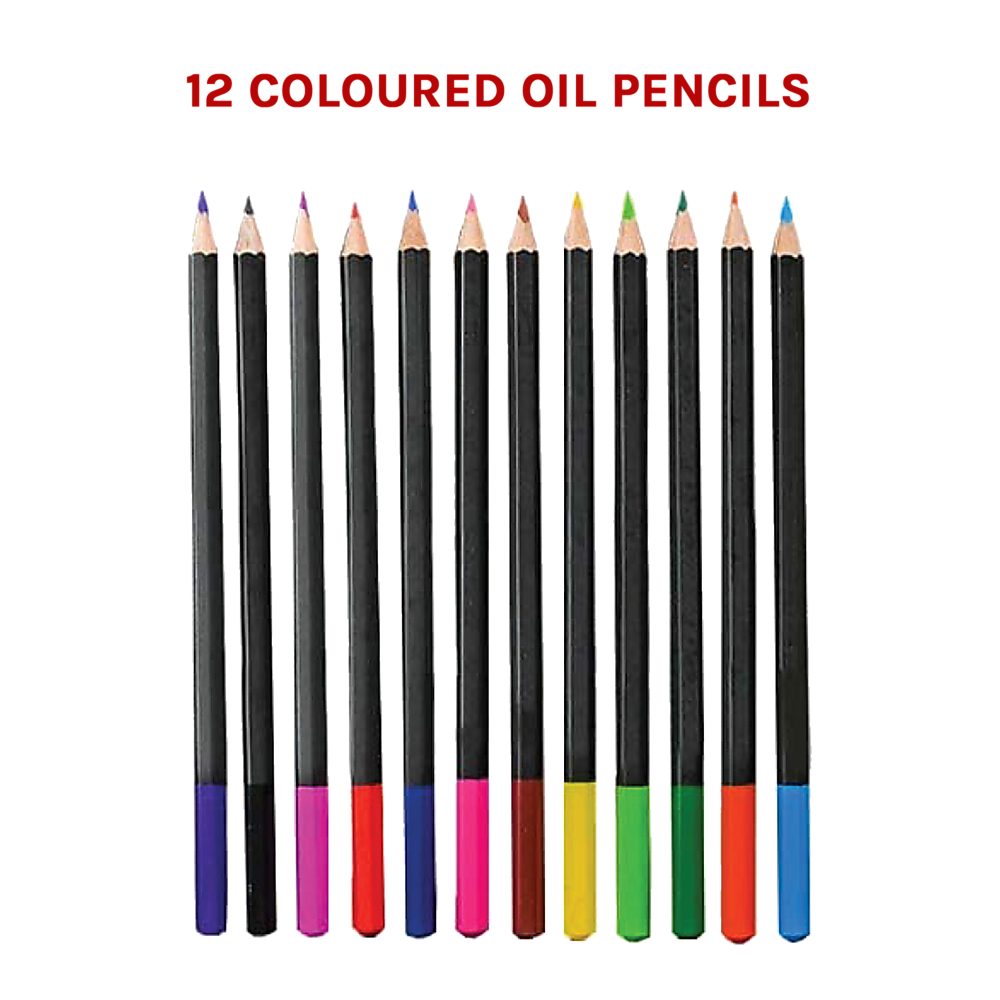 Art Sketch Pencils Oil Drawing Colouring Graphite Charcoal Pencil Set 72pcs/set V63-831871