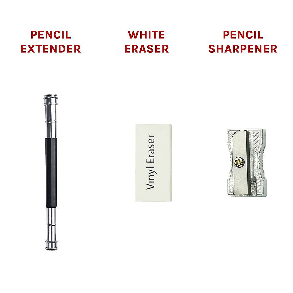 Art Sketch Pencils Oil Drawing Colouring Graphite Charcoal Pencil Set 72pcs/set V63-831871