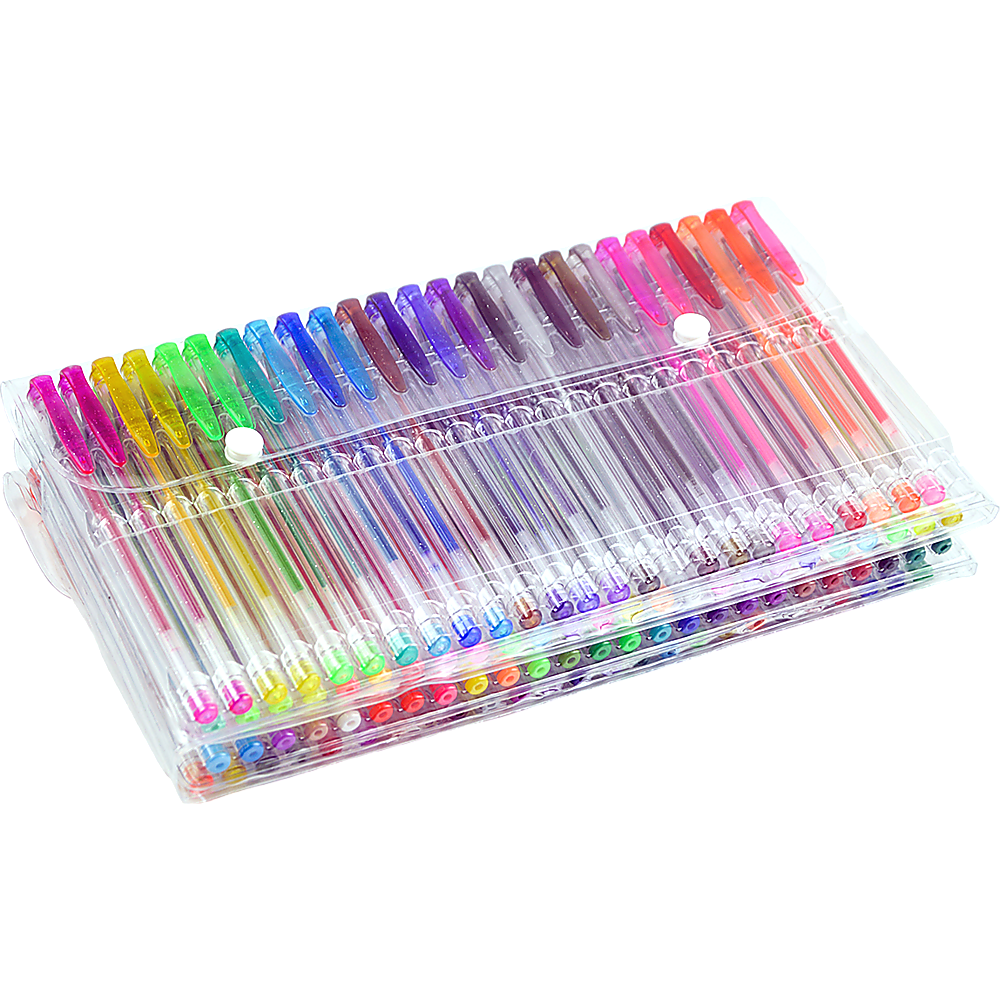 Glitter Gel Pens (100 pack) with 2.5X More Ink - Craft, Kids & Adult Colouring V63-831911