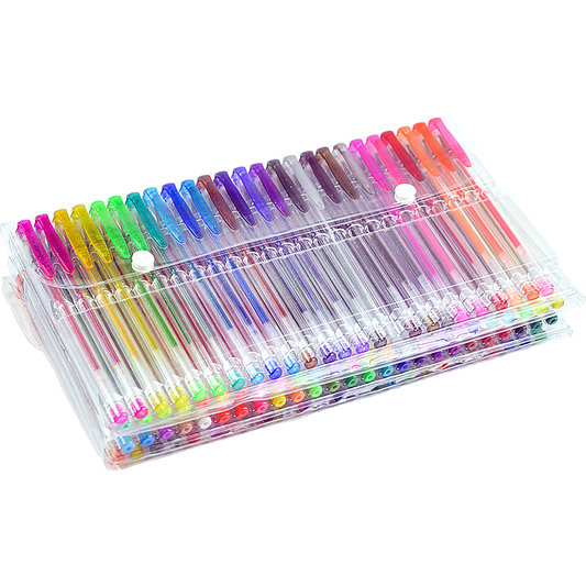 Glitter Gel Pens (100 pack) with 2.5X More Ink - Craft, Kids & Adult Colouring V63-831911